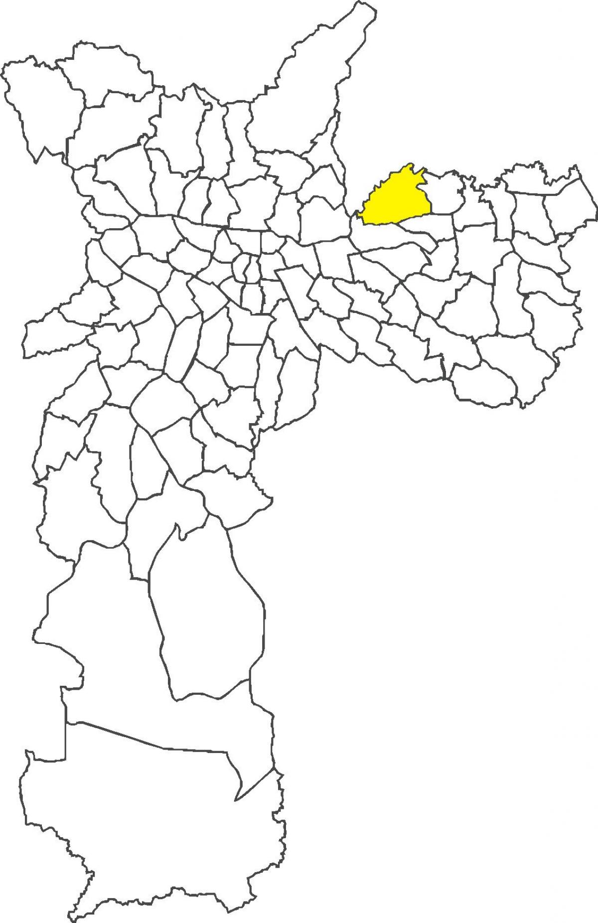 வரைபடம் Cangaíba மாவட்ட
