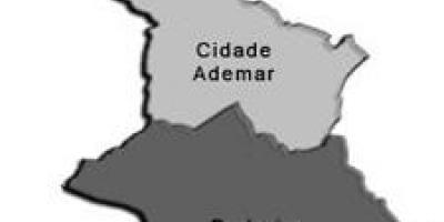 வரைபடம் Cidade Ademar சப்-fu