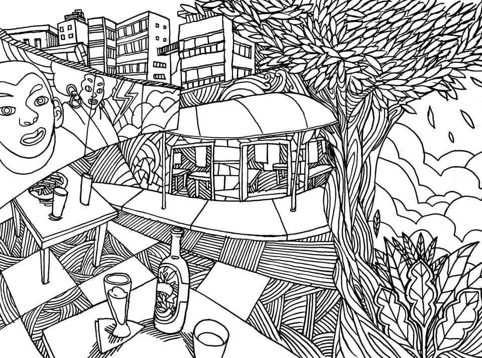 வரைபடம் சாயோ Paulo நிறம் - Vila Madalena
