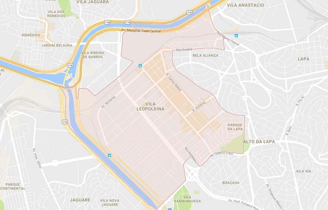 வரைபடம் விழா Leopoldina சாயோ Paulo