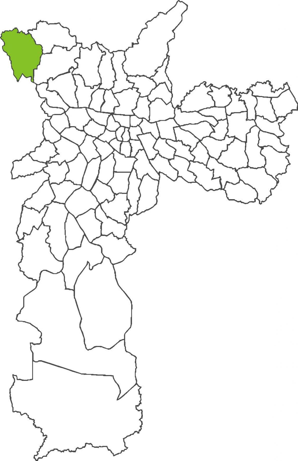 வரைபடம் Anhangüera மாவட்ட