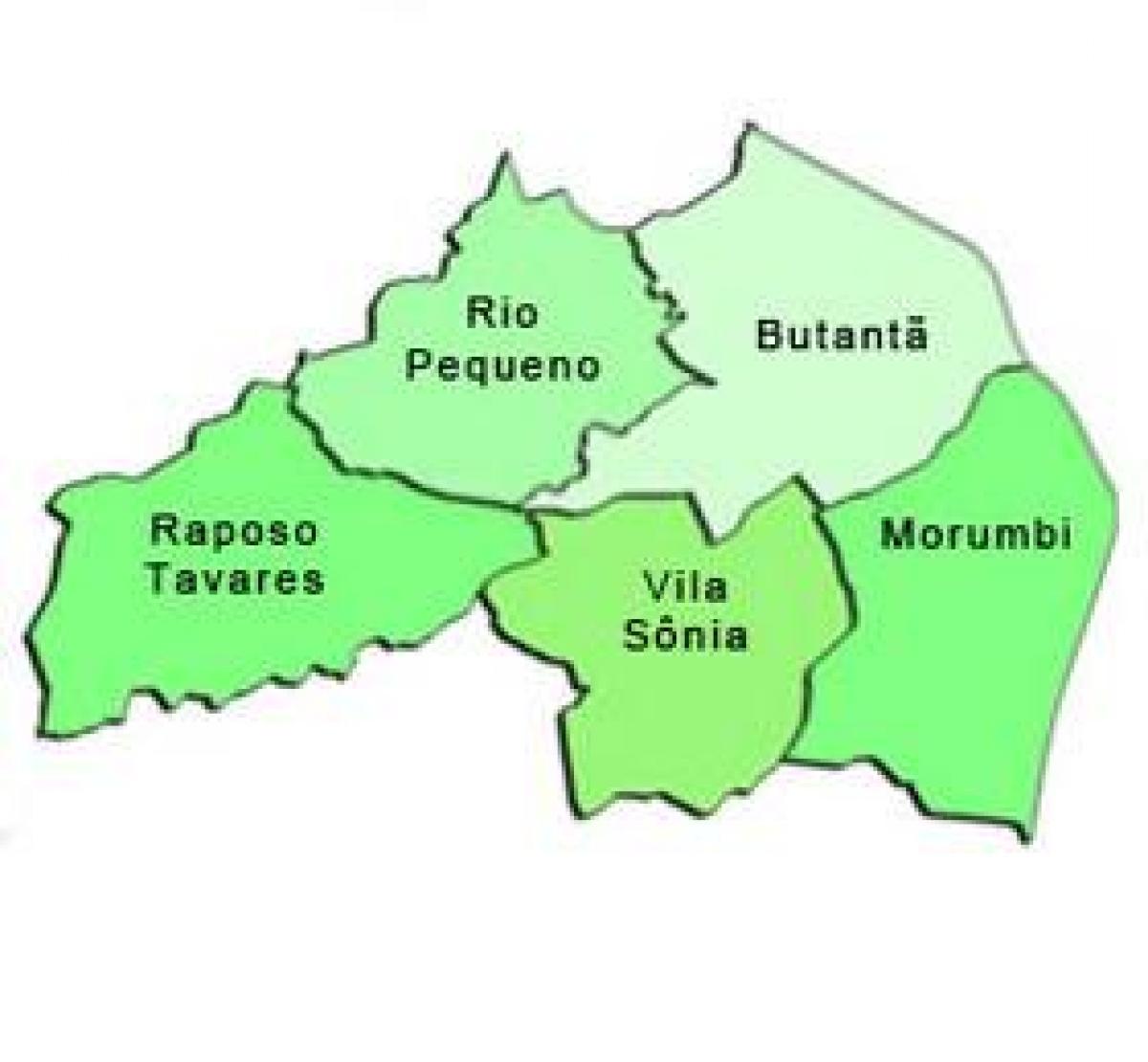 வரைபடம் Butantã சப்-fu