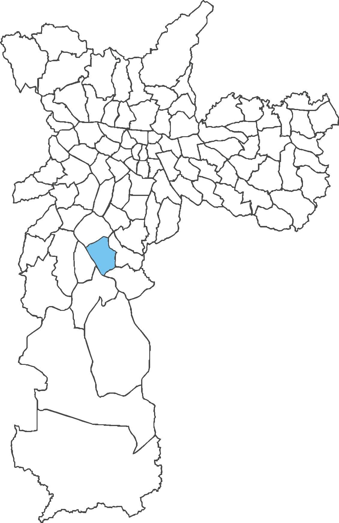 வரைபடம் Campo Grande மாவட்ட