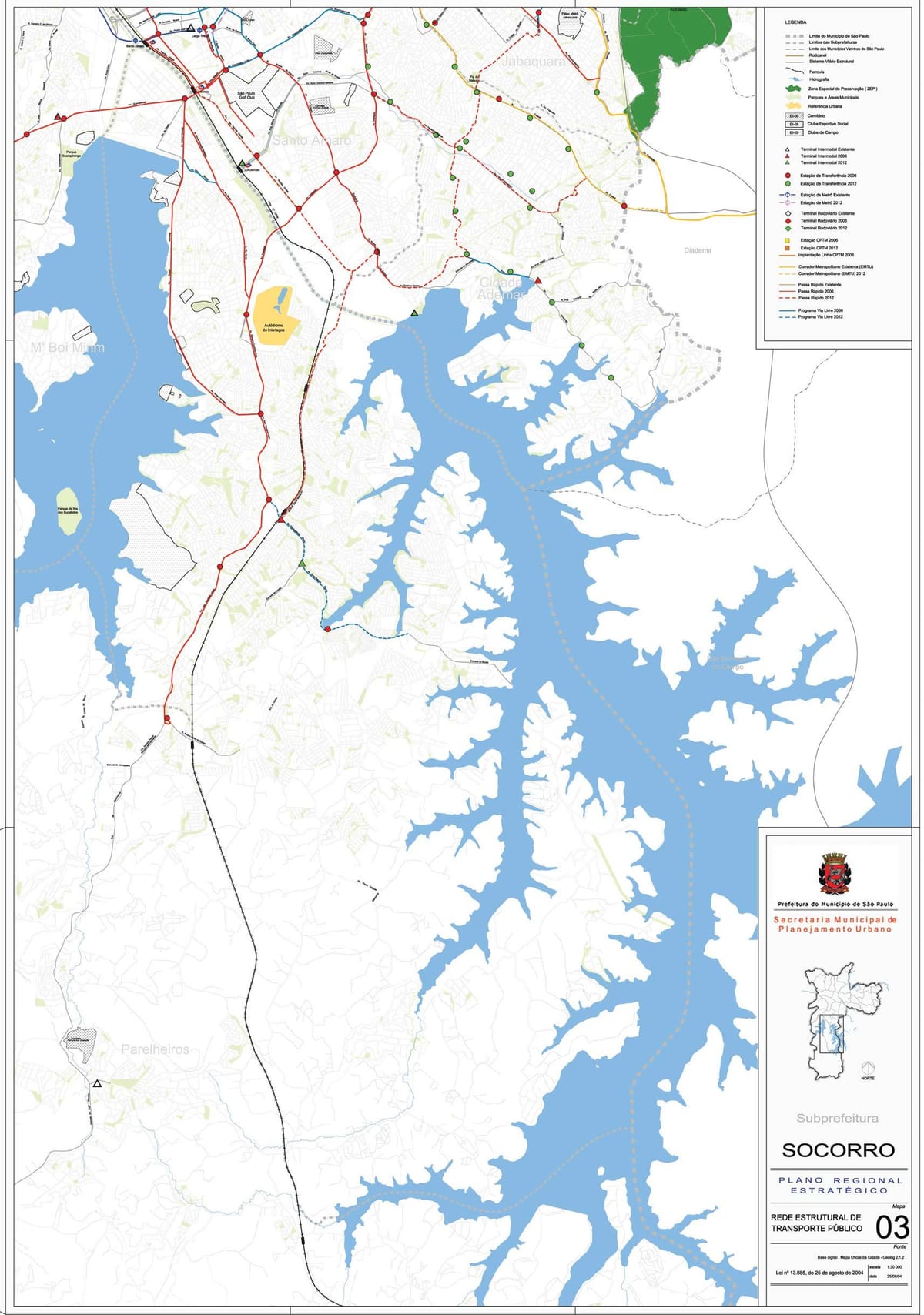 வரைபடம் Capela செய்ய Socorro சாயோ Paulo - சாலைகள்