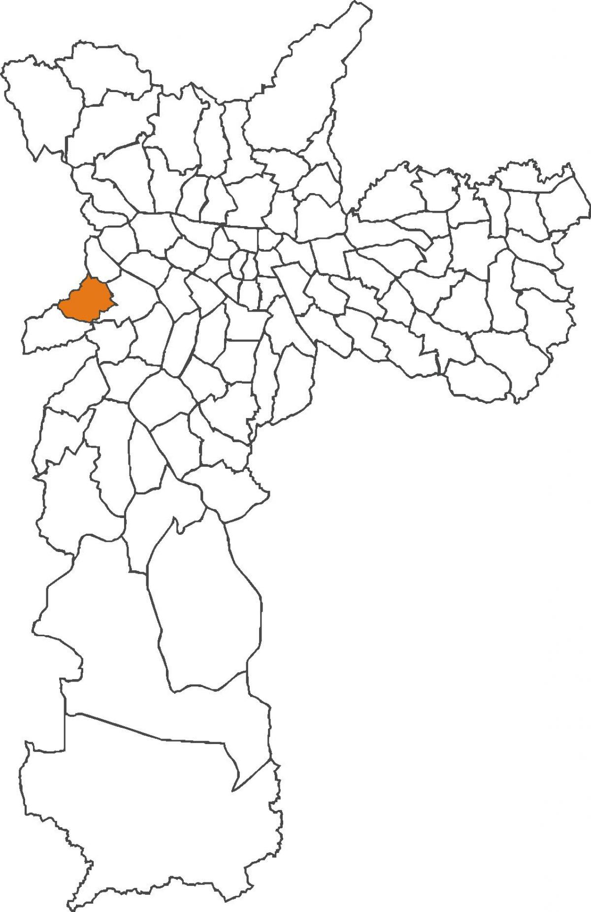 வரைபடம் ரியோ Pequeno மாவட்ட