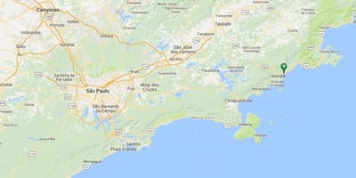 வரைபடம் கடற்கரை Vermelha do Norte
