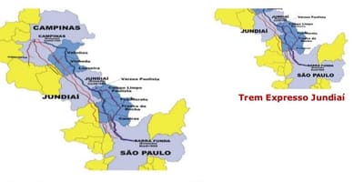 வரைபடம் சாயோ Paulo Expresso Bandeirantes