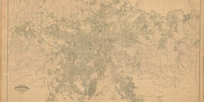 வரைபடம் முன்னாள் சாயோ Paulo - 1943