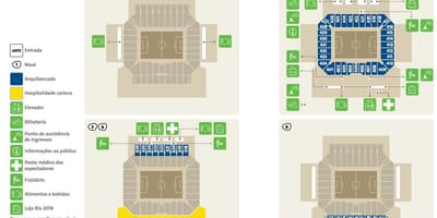 வரைபடம் Arena Corinthians
