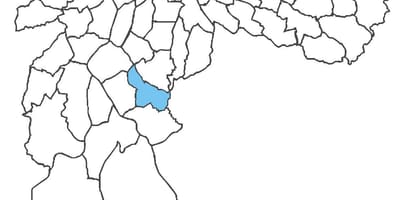 வரைபடம் Cidade Ademar மாவட்ட