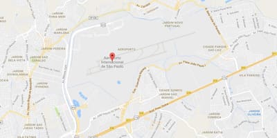 வரைபடம் Guarulhos விமான நிலையம்