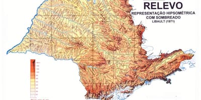 Topographic வரைபடம் சாயோ Paulo